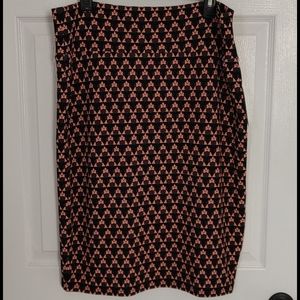 Lularoe disney collection minie cassie skirt 2xl